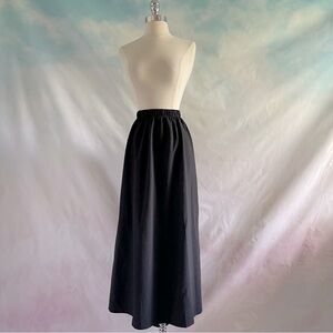 SHEIN Curve Lune Black A-Line Maxi Skirt